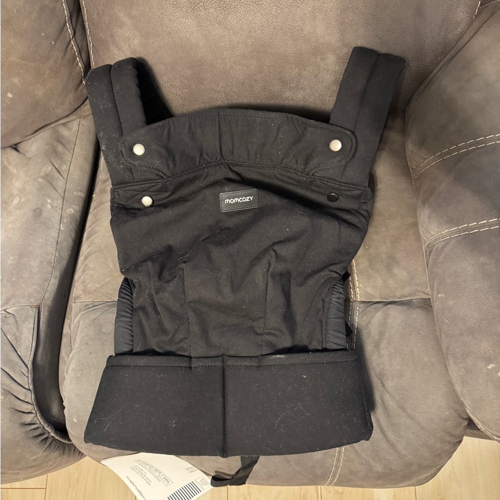 Moncady Black Baby Bib